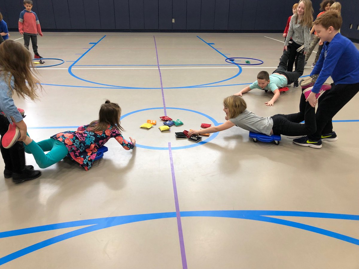 AndreaStyer's tweet photo. Hungry, hungry hippos in gym class today!#funingymclass https://t.co/ACPjTlT4wR