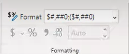 ExceleratorBI's tweet photo. The world as we know it will never be the same again.  #PowerBI now supports custom format strings in the ribbon! https://t.co/yXaVgYoxaG