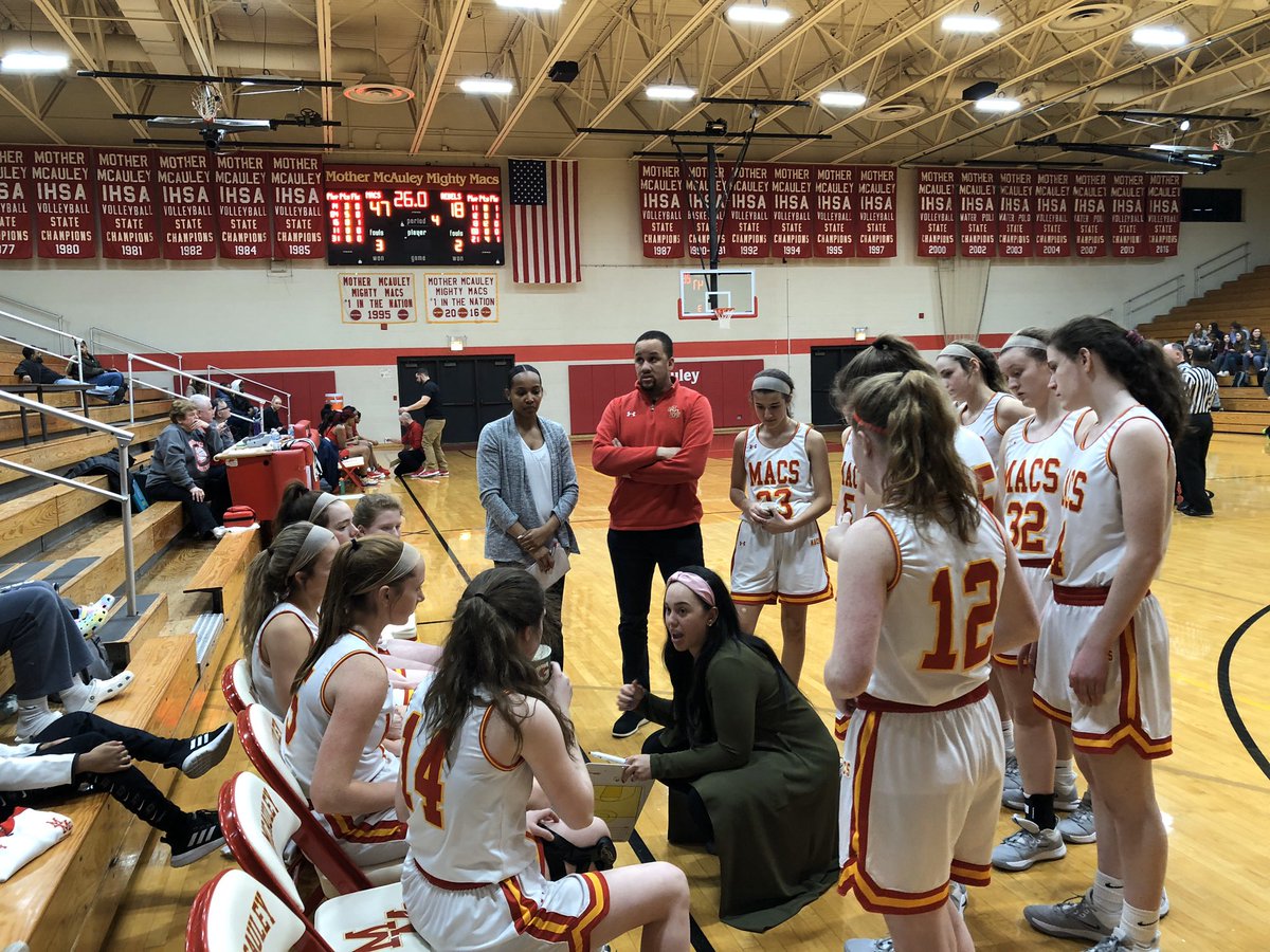 McAuleyMacs's tweet photo. Another great night celebrating a Mighty Mac Win! 🏀🎉Next up: The Regional Championship! Come to McAuley to cheer on the Macs this Thursday, February 20th at 7pm! #macnation #macwin #gomacsgo #mcauleylifetimeadvantage @MightyMacBball @MMCAthletes https://t.co/6M51iz6KNN
