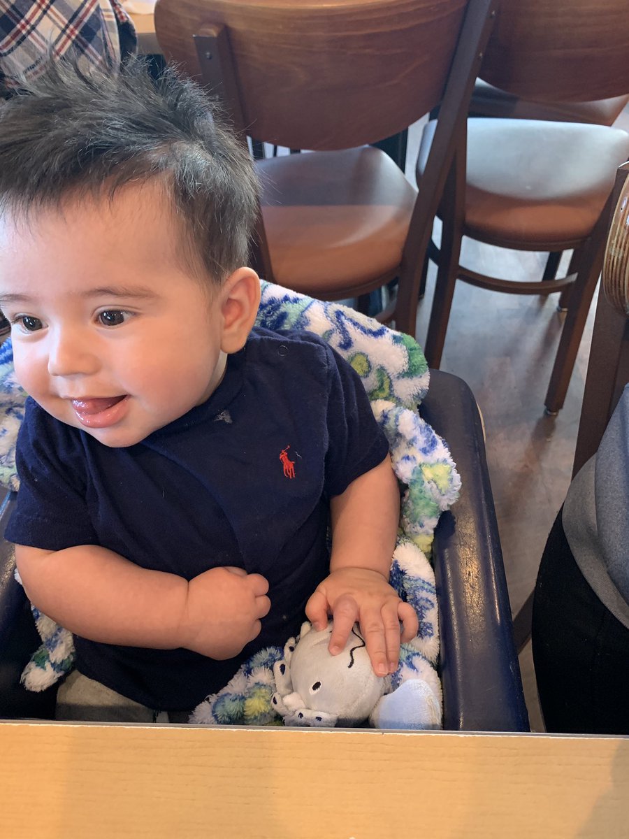 Buenoash's tweet photo. People think I’m crazy for wanting another baby...but like how could you not when you see this face everyday?! https://t.co/PxZhHXK5X1