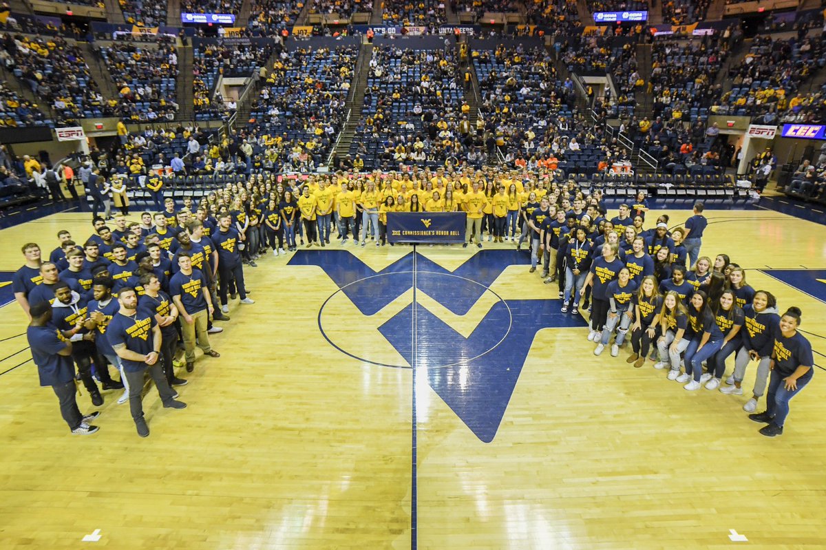 3️⃣0️⃣8️⃣ student-athletes were recognized this evening for being named to the Big 12 Commissioner’s Honor Roll! 📚

#HailWV