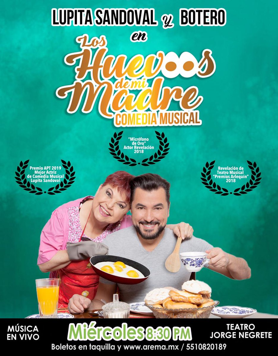 LocuraCultural's tweet photo. Regalos
Pases Dobles para #LosHuevosdemiMadre mañana miércoles 8:30pm en Teatro Jorge Negrete.
1) Da RT
2) Sigue a @TentacionTeatr1
3) Manda un twit con tu nombre.
¡Asistes al teatro! https://t.co/05hI1MQkKf