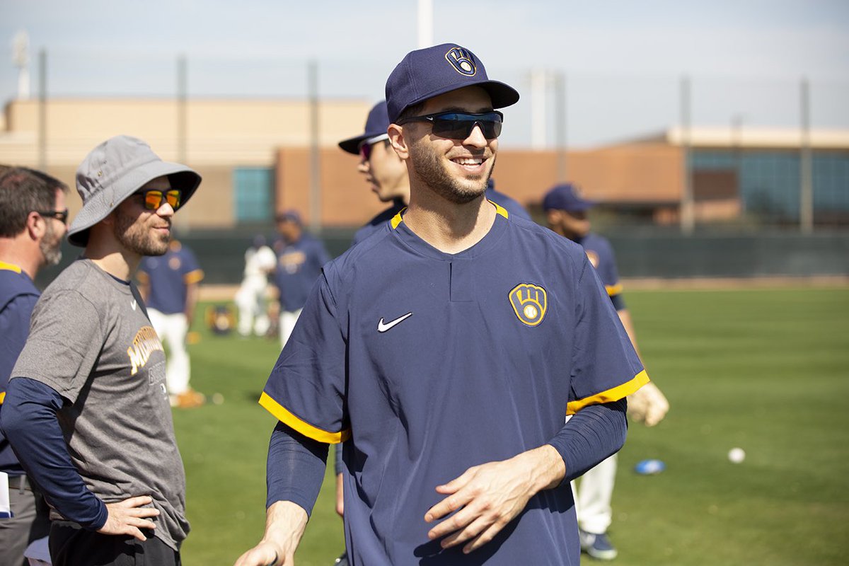 Brewers's tweet photo. ICYMI: The gang’s all here. #ThisIsMyCrew https://t.co/4fQXwLSDuu