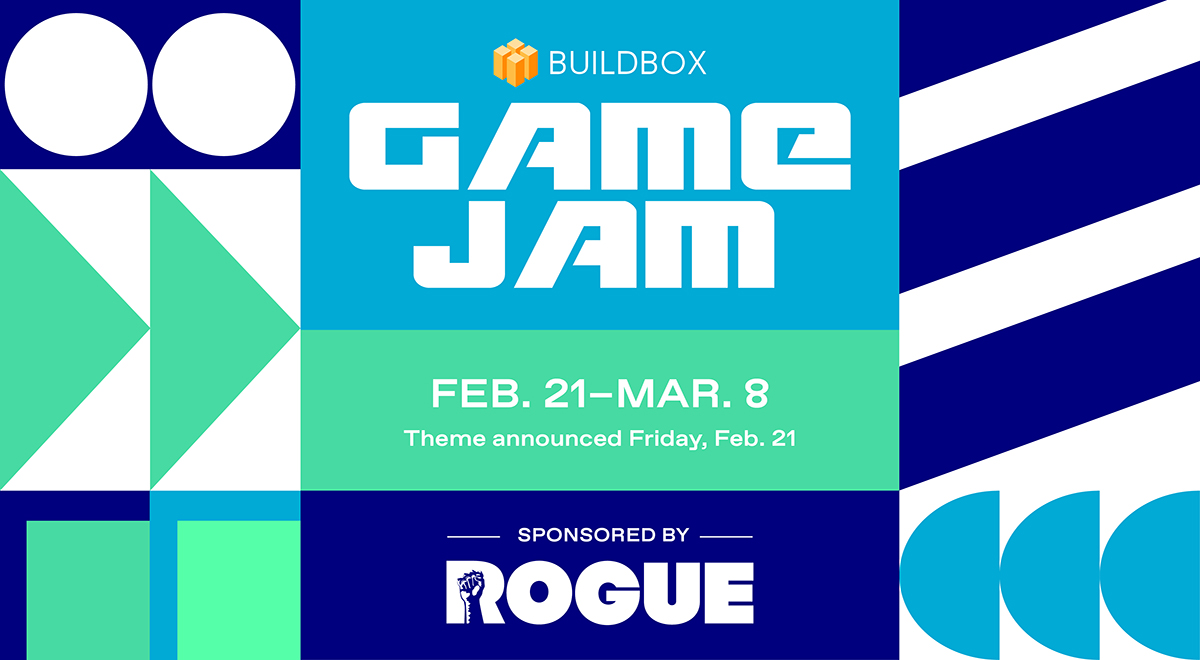 apponboardinc's tweet image. We’re back with a new game jam and it’s going to be bigger and better than ever before thanks to our co-sponsor, @Rogue_Co! You can sign-up today + learn more right here → bit.ly/37GeL1P

#gamejam #buildbox #apponboard #gamedev #nocode #mobilegames