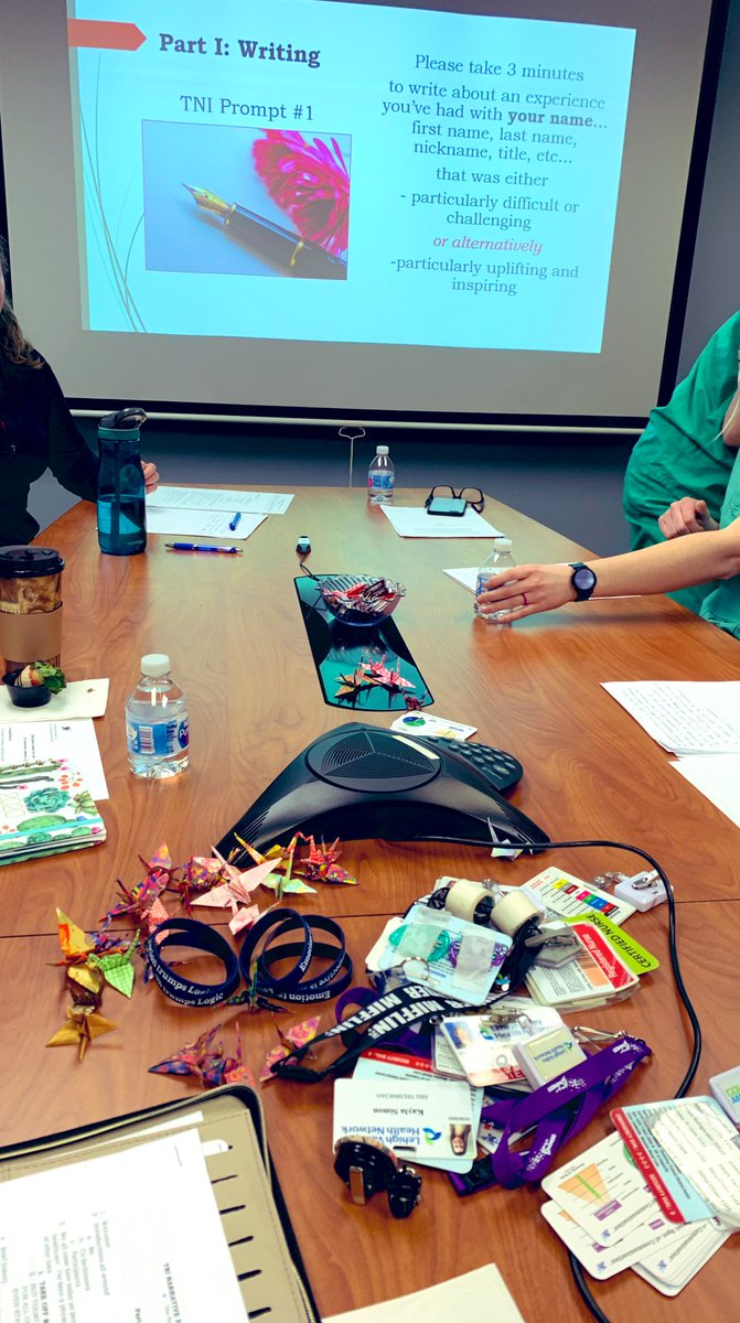 TNINarrative's tweet photo. The Narrative Initiative working at LVHN-Pocono. Narrative Person Centered Care for the ER dept. Leveling the playing field...everyone ante in. #TNINarrative #PatientExperience #healthcare https://t.co/JDljQDT12J