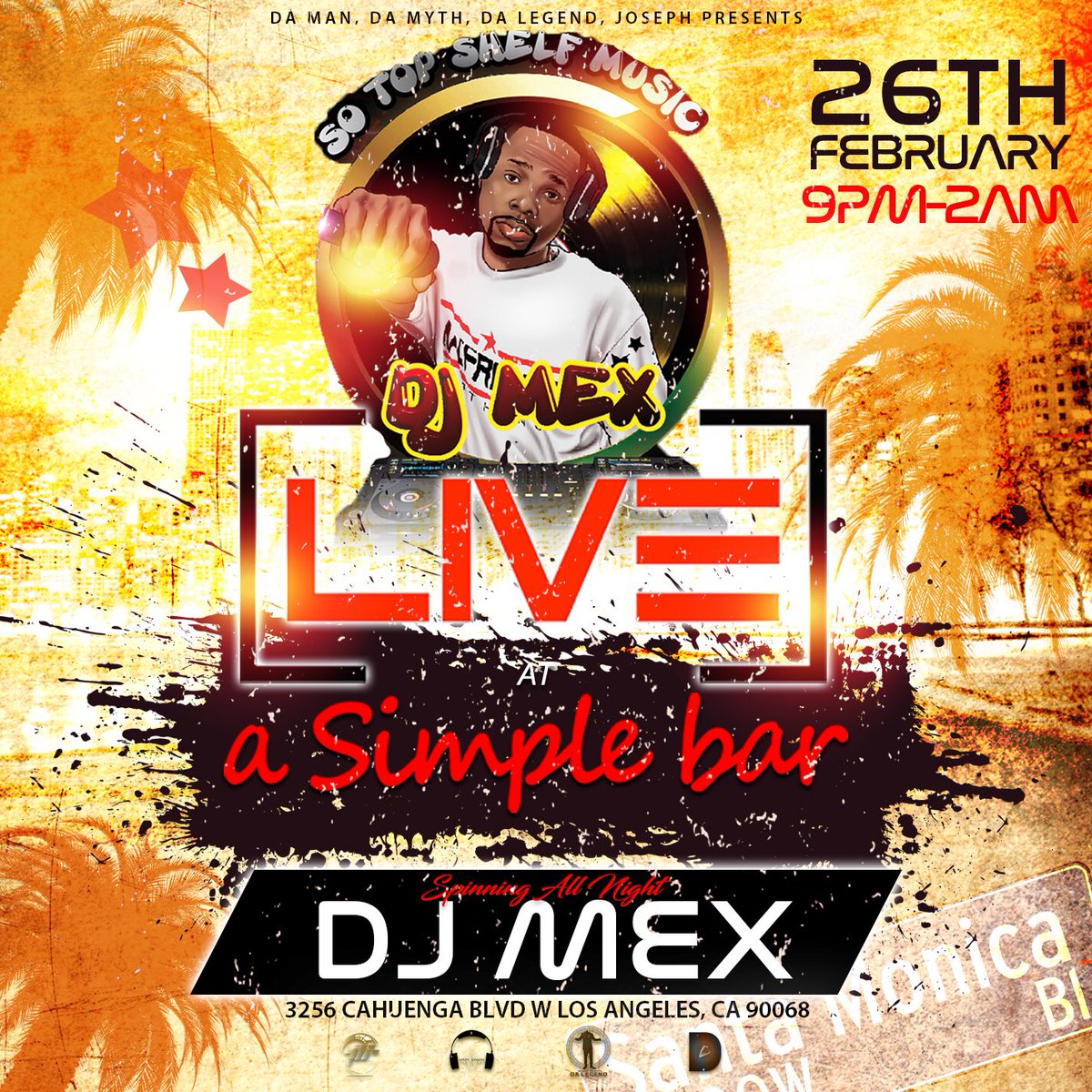 superboss3232's tweet photo. #LIVEatSimpleBar #RedCarpet #Mixer &amp; #Show, #DaManDaMythDaLegendJoseph, @NoritaBango #Hostin with #Dope #RecordingArtist #Performing #Live &amp; #DJ @westupmex #Spinning #Wednesday #February 26th 9pm to #2am @ #ASimpleBar, #JHarrisonMusicGroup #LIVEat #JudgeIt #JHarrisonEntertainment https://t.co/uSUEr2YnuA
