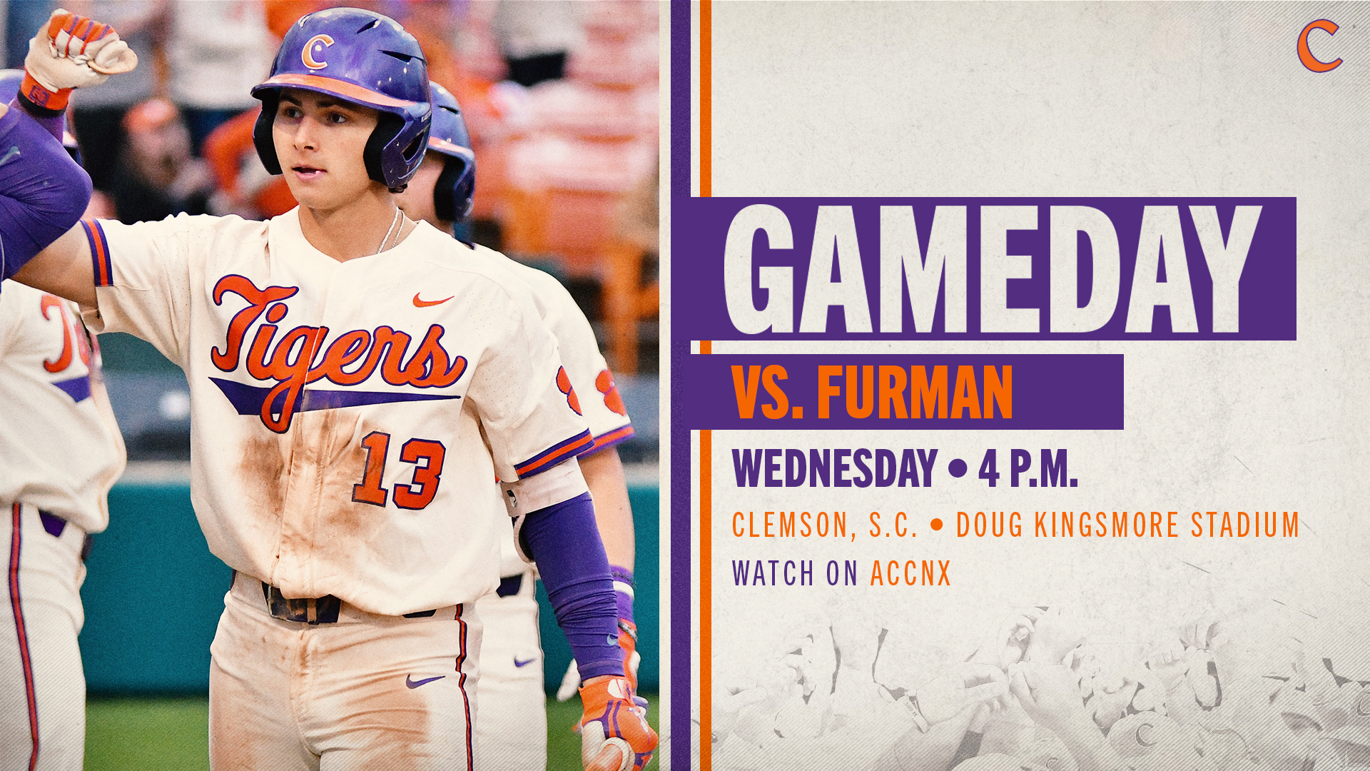 clemson baseball uniforms