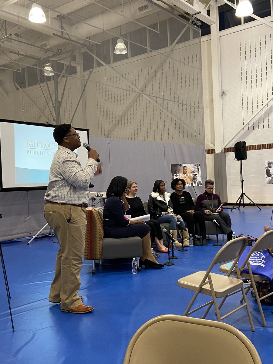 .<a href="/BaltCitySchools/">Baltimore City Public Schools</a> has the most amazing students, teachers, partners, &amp; leaders! Great convo tonight w/ community about #BMoreMe #studentvoice #socialstudies <a href="/SonjaSantelises/">Sonja Santelises</a> @ThatTeacherSid <a href="/chefbrycetaylor/">Chef Bryce Taylor</a> <a href="/whitneycward/">WhitneyWardBirenbaum</a> <a href="/janiselane22/">Janise Lane</a> <a href="/229Holabird/">Holabird Academy 229</a> <a href="/WesternHS1844/">WesternHighSchool1844</a> @for_exploration