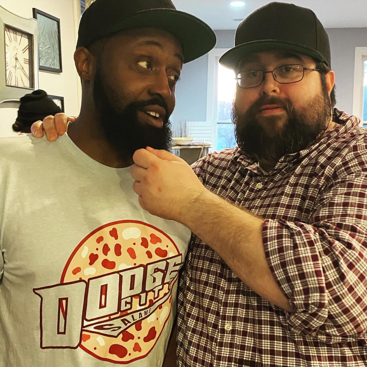 SmokingGoose's tweet photo. get the look: new shirts! first dibs for walk-ins at our Public Smokehouse 411 Dorman St open Tues-Fri 9am-6pm + Sat 9am-4pm 

#PSLes #ButcherKevin #DodgeCitySalame @goodfoodfdn 2020 winner #FennelPollen #PinkPeppercorns #DodgeCityIndy #WeLoveOurHood #HomeIsWhereYouHangYourSalame https://t.co/9kpoH2PUEI