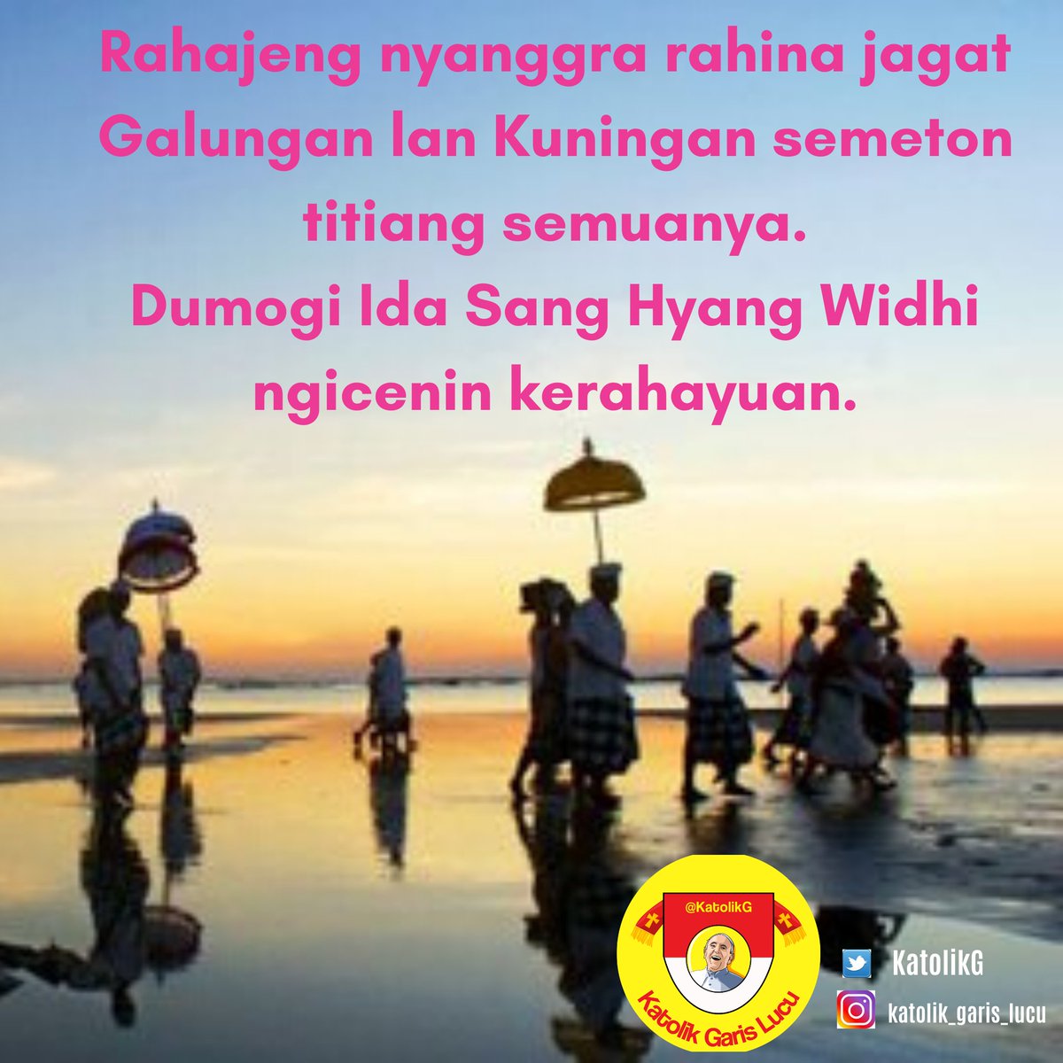 KatolikG's tweet photo. Saudaraku dan sahabatku @GlHindu Selamat Hari raya Galungan dan Kuningan 2020.

Semoga kita selalu dalam lindungan sang Maha Pencipta... https://t.co/gGeUbaO3Ro