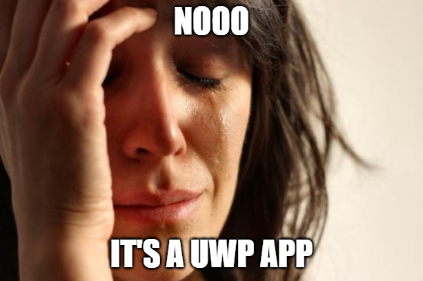 archiecoder's tweet image. App Center support just asked me if my app is Android, iOS or Xamarin project.

Me like 

#uwpdev