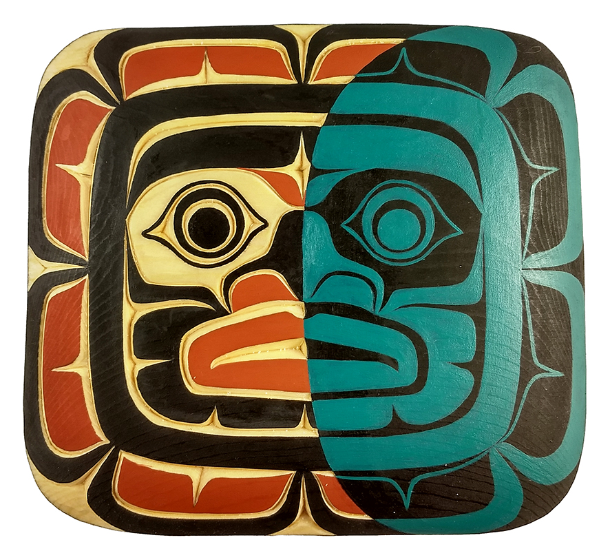 CT_Native_Art's tweet photo. New Lunar Eclipse carving by Northwest Coast Canada First Nations Kwakwaka'wakw artist Sammy Dawson: https://t.co/jNtR0pKQIZ #NorthwestCoast #Canada #BritishColumbia #art https://t.co/aHEGagVTDR