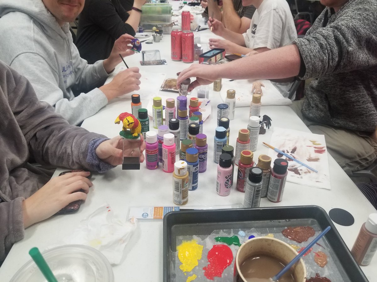 GamesClockwork's tweet photo. Painting Days PART 2! Wrath of the Owlbear! 
#DnD #dnd5e #miniaturepainting #miniatures #Owlbear https://t.co/o7iqUJzOno