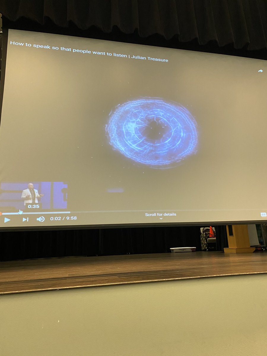 BaysanRj's tweet photo. Today we watched a Ted Talk about improving the ways we speak. It’s great information for our upcoming mock interviews! #PeoriaMET #PeoriaMETMed https://t.co/WMSWAX64jI