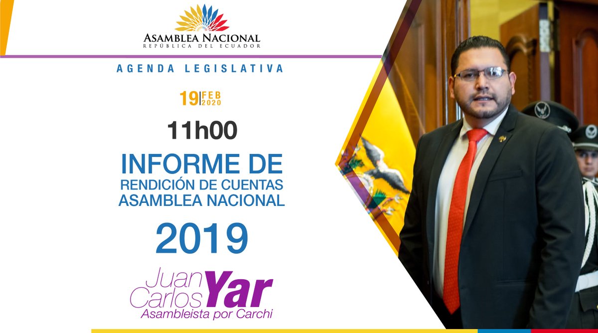 #RendiciónDeCuentas <a href="/AsambleaEcuador/">Asamblea Nacional</a>
