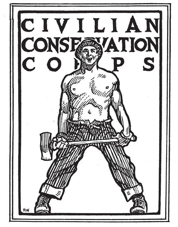 While most New Deal agencies emphasized how they fostered industriousness, productivity, independence... CCC stressed how these virtues showed up as a fit male BODY, often transformed from a scrawny boy headed for the dole (read  @rlouisemoran on this, did I mention her book?!)/3