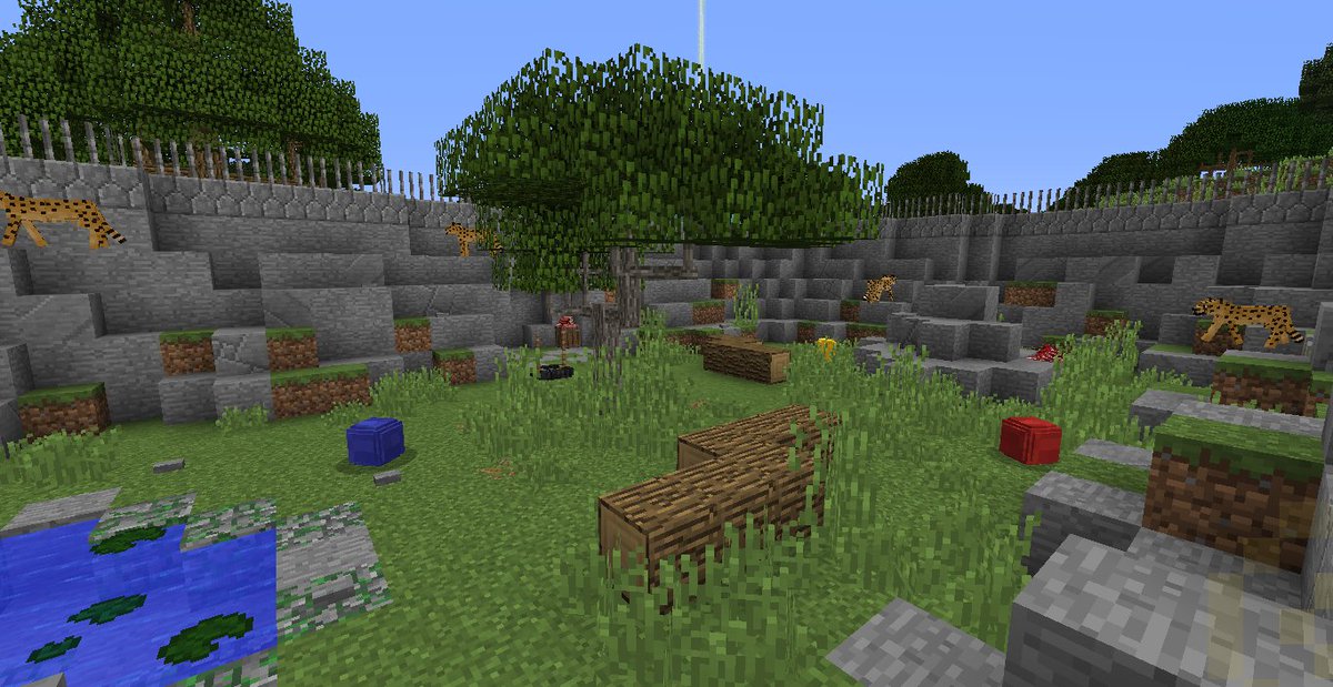 Dragon5753's tweet photo. repost to use #buildingazoo @VintageBeefLP I made a cheetah exhibit! This was a lot of fun to do, I see why you love it so much! π https://t.co/K4FxYBu5kL