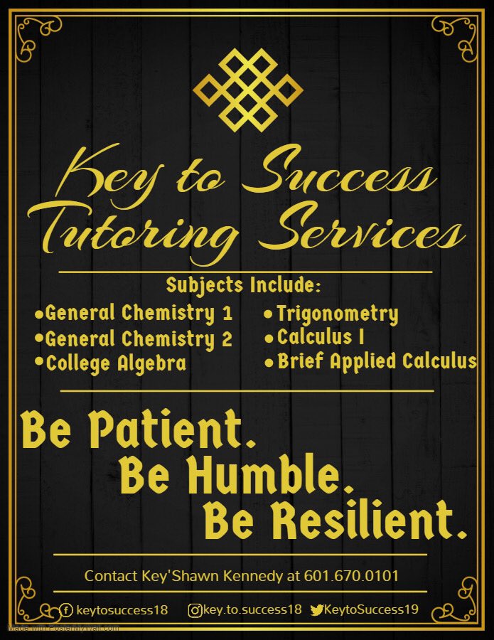 KeytoSuccess19's tweet photo. Be Patient. Be Humble. Be Resilient. 
#KeytoSuccess https://t.co/qldqYIME9I