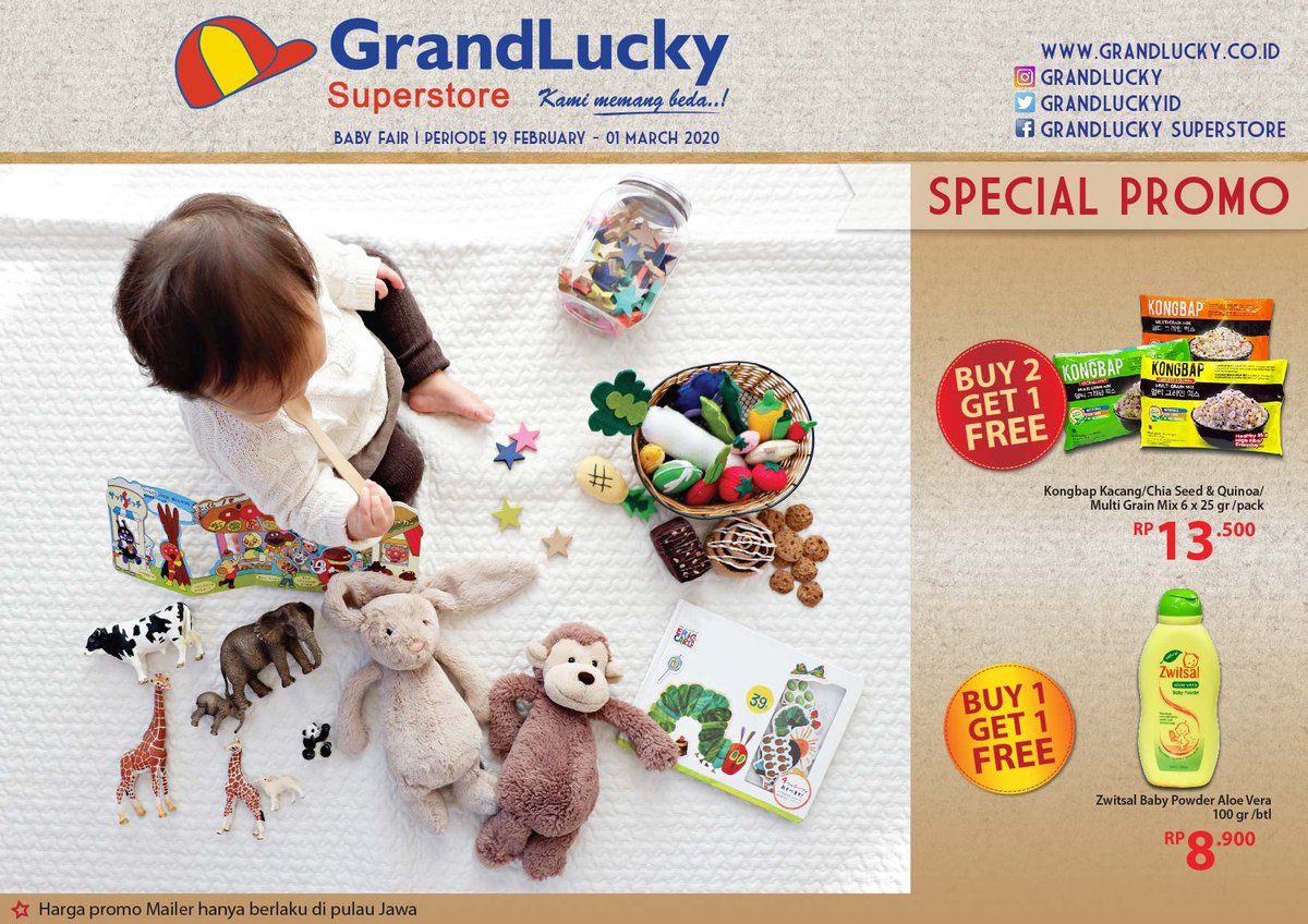 MAILER BABY FAIR (19 FEB - 1 MAR 2020) >> facebook.com/pg/GrandLuckyI…