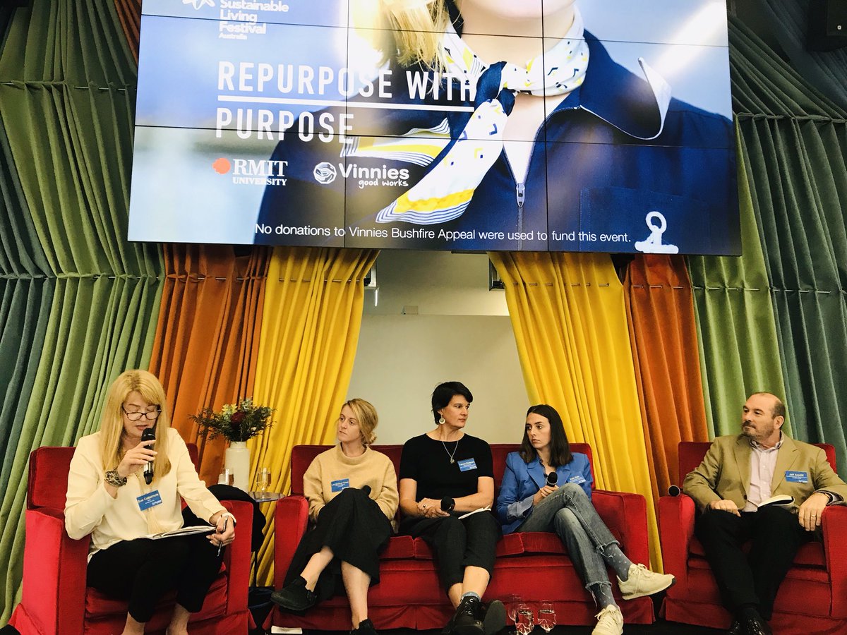VinniesVictoria's tweet photo. #repurposewithpurpose how can Vinnies work more closely with fashion students to positively impact the environment? @RMIT https://t.co/tBSbW5c07e