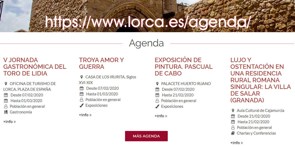 Soc_Info's tweet photo. Puedes consultar todos los actos culturales, deportivos y de ocio en la agenda del @AytoLorca, incluso si organizas alguno tienes la opción de proponerlo para su inclusión.
https://t.co/LobRxCItmH https://t.co/Ce9DQQab0T