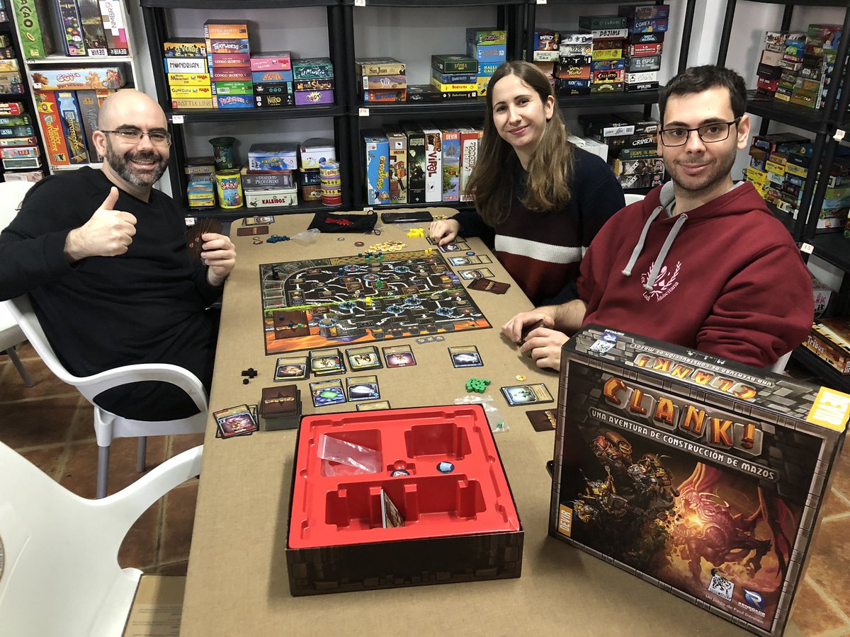 LexLudi's tweet photo. No podía faltar Clank! Una Aventura de Construcción de Mazos de @DevirIberia en el #LexDevirDay

👥De 2 a 4 jugadores.
⏱30-60 minutos.
↘️A partir de 10 años.

#clank #pauldennen #juegosdemesa #bgg #boardgames #tabletopgames #jeuxdesociete https://t.co/mY9WNSOwWa