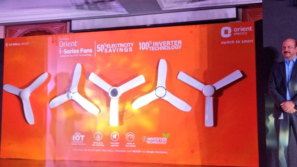 luckyankit's tweet photo. .@orient_electric recently launched a new range of i-series inverter fans at a competitive pricing.
It has the following features:
Inverter motor
IoT enabled
50% energy savings
Google & Alexa Assistant compatible
Price range is b/w Rs 2800 - Rs5300
#FansOfSavings #iseriesFans https://t.co/bxFPh9EJaf