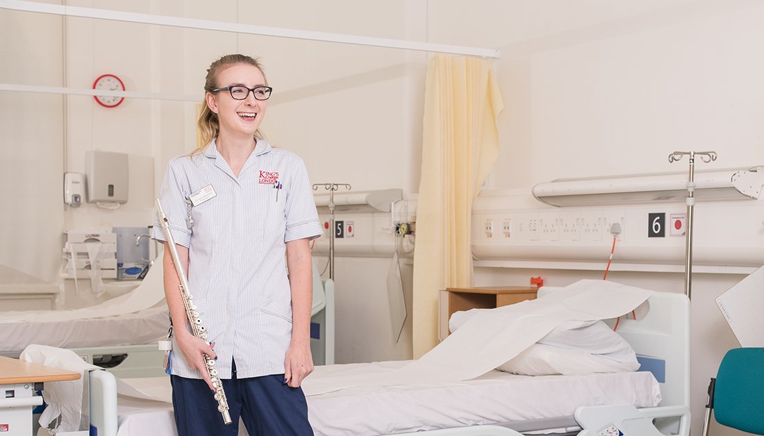 "Making Music with others enables me to meet and mix with people I never normally would. Roles and responsibilities of everyday life are left at the door and I get the chance to have a creative outlet." - Georgina, trainee nurse and flautist with <a href="/SouthLondonSW/">SLSW</a>. #WednesdayWisdom