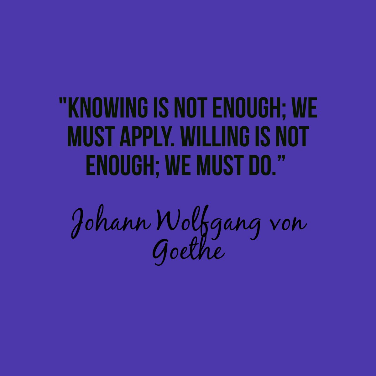 SWarmanFreed's tweet photo. If we want results, we must apply, and we must do.
#WednesdayWisdom #quotestoliveby #IBGWorld https://t.co/ztTvceOwWD