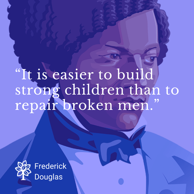 “It is easier to build strong children than to repair broken men.” - Frederick Douglass // illustration: @robertmball #BlackHistoryMonth #LindenExperience #EducationMatters