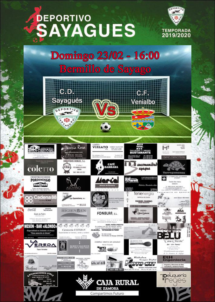 Este domingo jugamos en Bermillo el partido aplazado contra Venialbo, rival directo para conseguir el titulo de liga. Esperamos vuestro apoyo!!