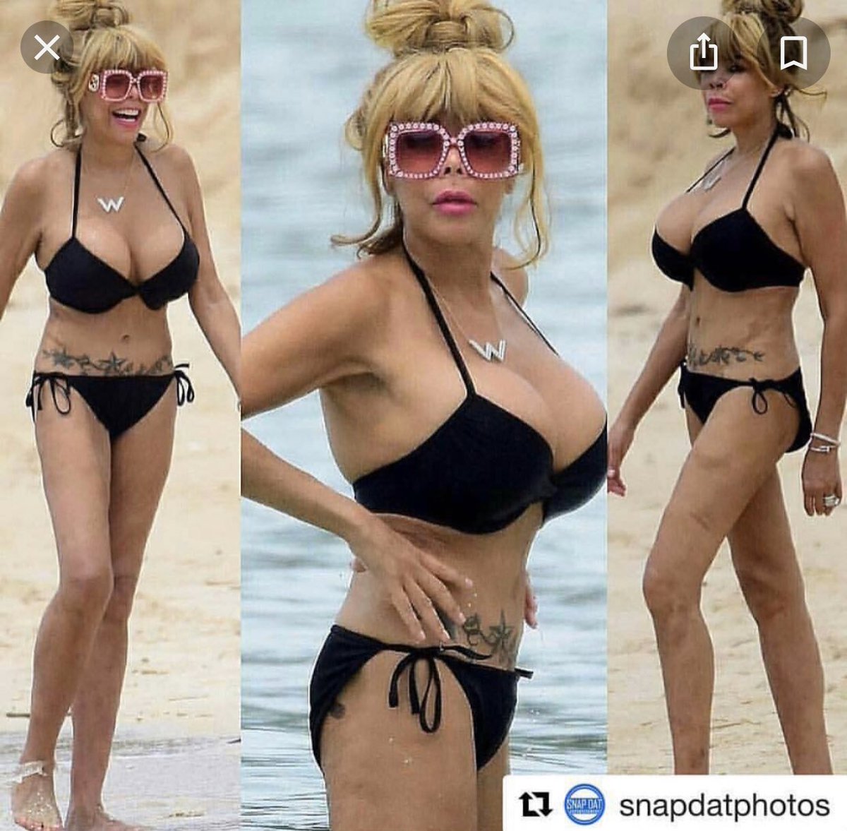 TheGlamazonPDM's tweet photo. I mean, we ALL want to be this woman, right? 

P.S. PLEASE zoom in on her ass in the photo on the right. https://t.co/ZaUji8CN6P