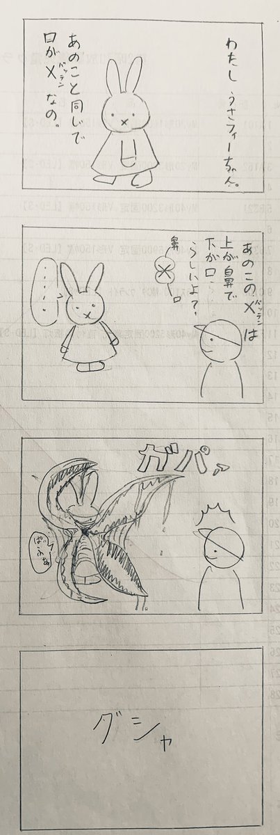 今日の4コマなのね
#4コマ 