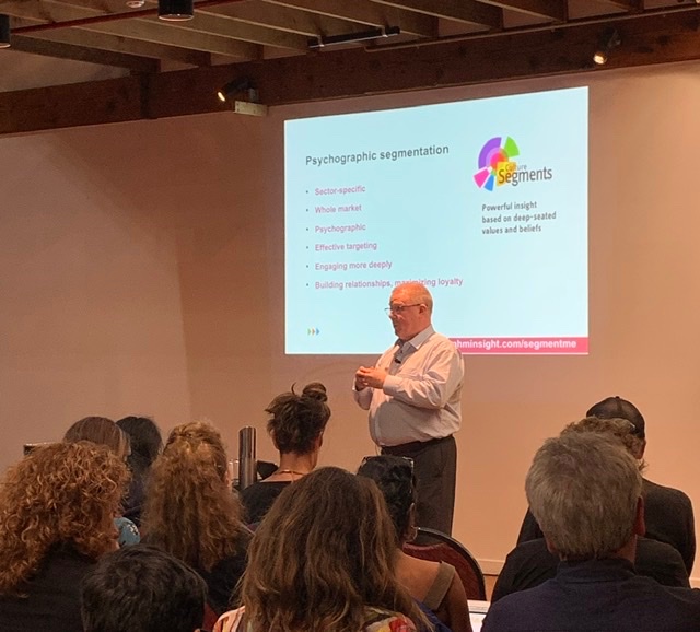 MHMinsight's tweet photo. “Using Culture Segments is not about just selling tickets, it’s about engaging and building communities around your organisation.” @mhmandrew at #CreativeExchange deep-diving into Culture Segments #MHMAus @CreativeXch https://t.co/e816dK636U