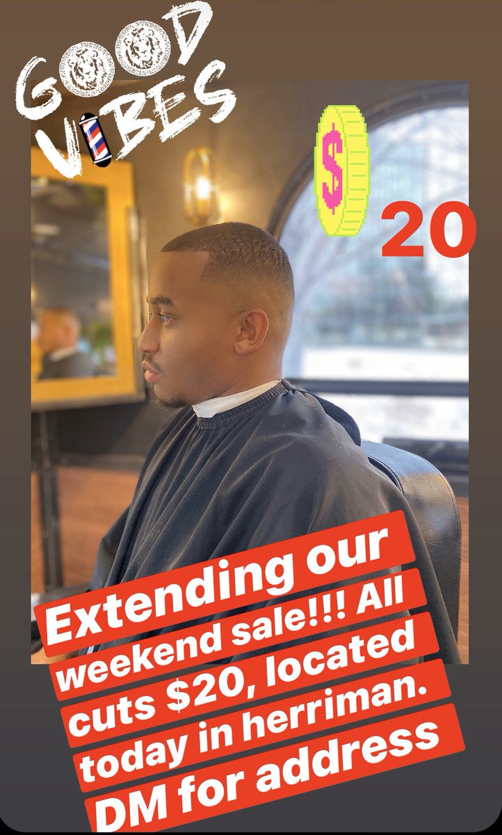 empire_styles's tweet photo. 💈Extending our sale today at tomorrow.... all cuts $20💈 located today in herriman, DM for address 

Click link below to schedule 👇🏾

https://t.co/CYWZYH6erL https://t.co/1TjImrvIRH