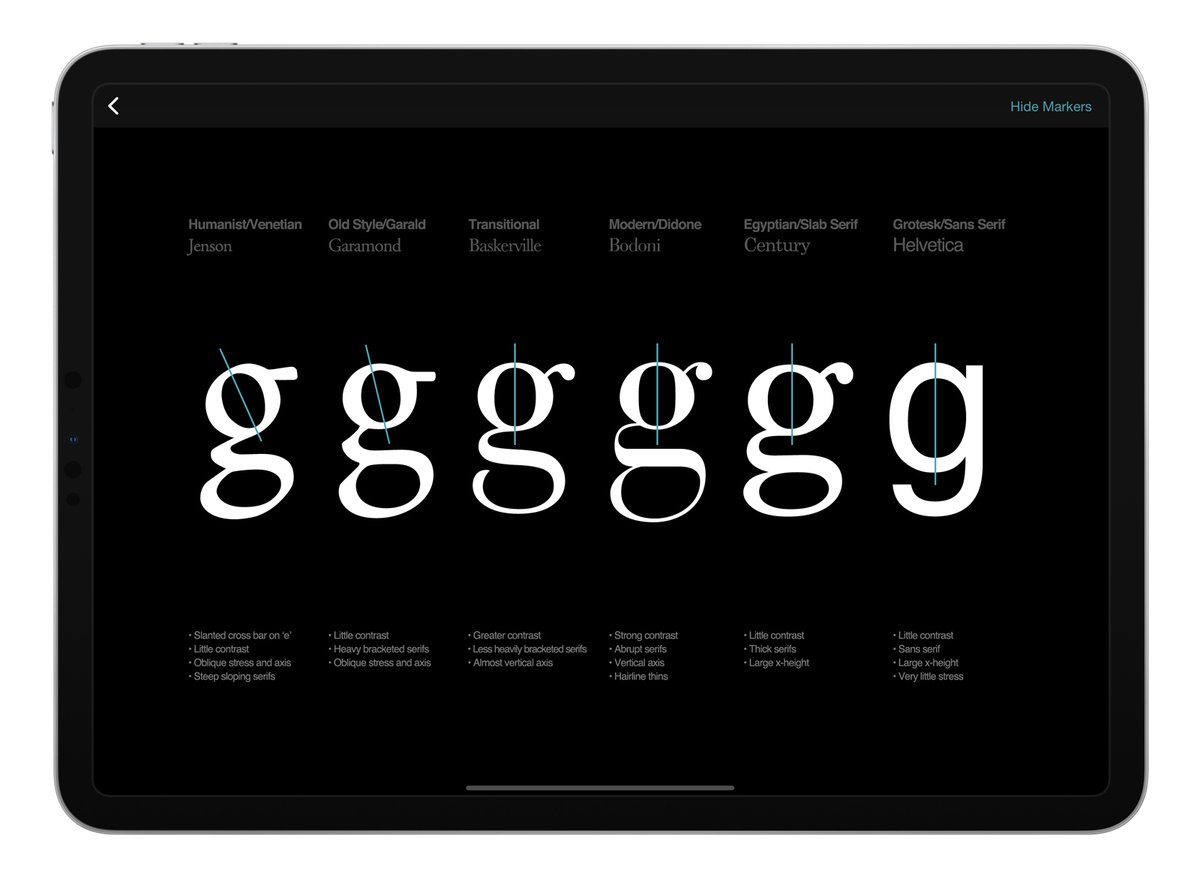 TypeInsight's tweet photo. #Typography Insight for #iPad v4.1 with #iOS13 #DarkMode support has been released!
https://t.co/Xa9eU8Ji4Y
https://t.co/uImIhUAGhh
#typography #appstore #graphicdesign #typedesign #education #UX #UXDesign #Helvetica #Garamond #Baskerville https://t.co/iZZc5zDBpt