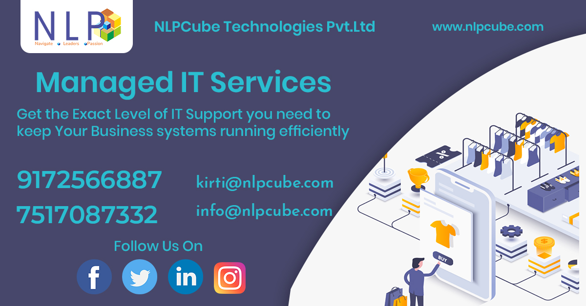 cube_nlp's tweet image. #NLPCube Technologies #Services Provides Managed All IT Services.Get the Exact level of IT Support you need to keep Your Business systems running efficiently.
#Contact On:9172566887, 7517087332.