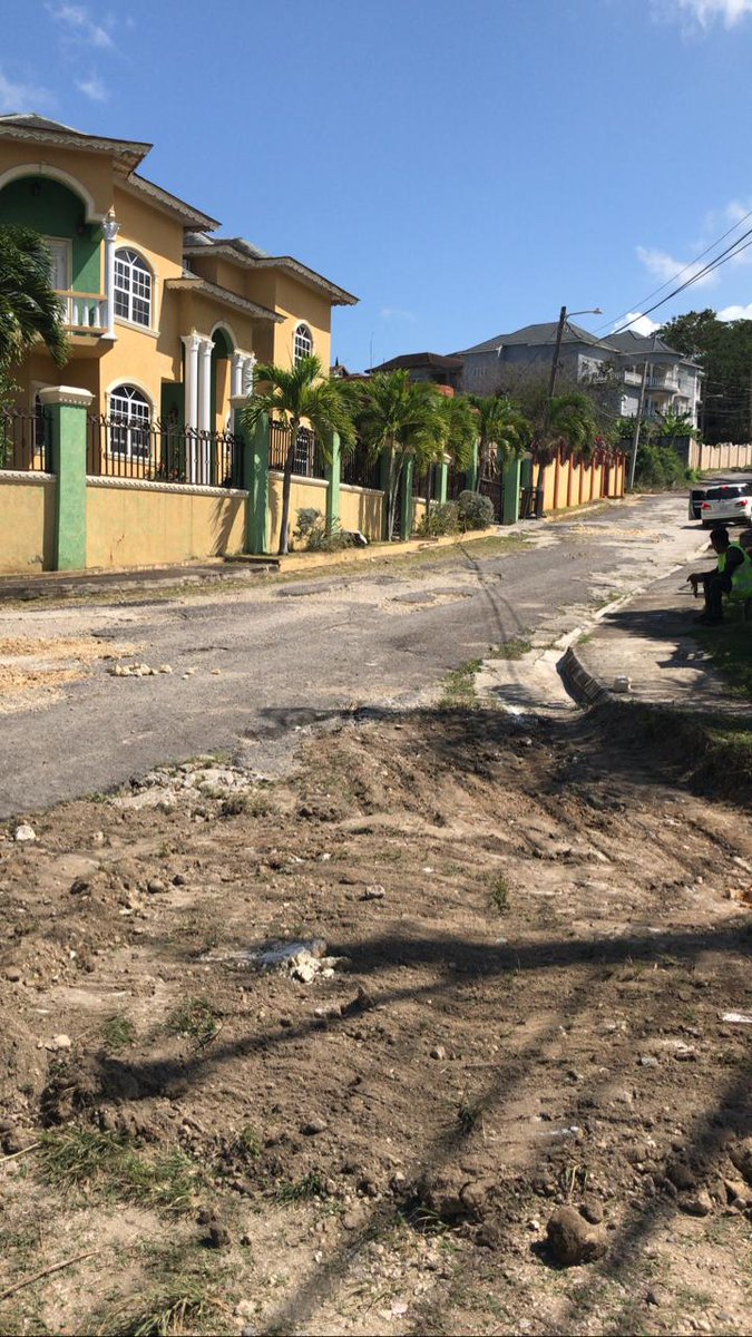 StJamesWCJLP's tweet photo. We are now focusing on renovating Arcadia Drive in the Mt Salem Division through the #WorkingMP's Road Infrastructure Upgrade Project. #PromiseMadePromiseKept
#TeamMarlene
#ServiceIsWhatWeDo
#RealRepresentation https://t.co/ssTNvvNEPM