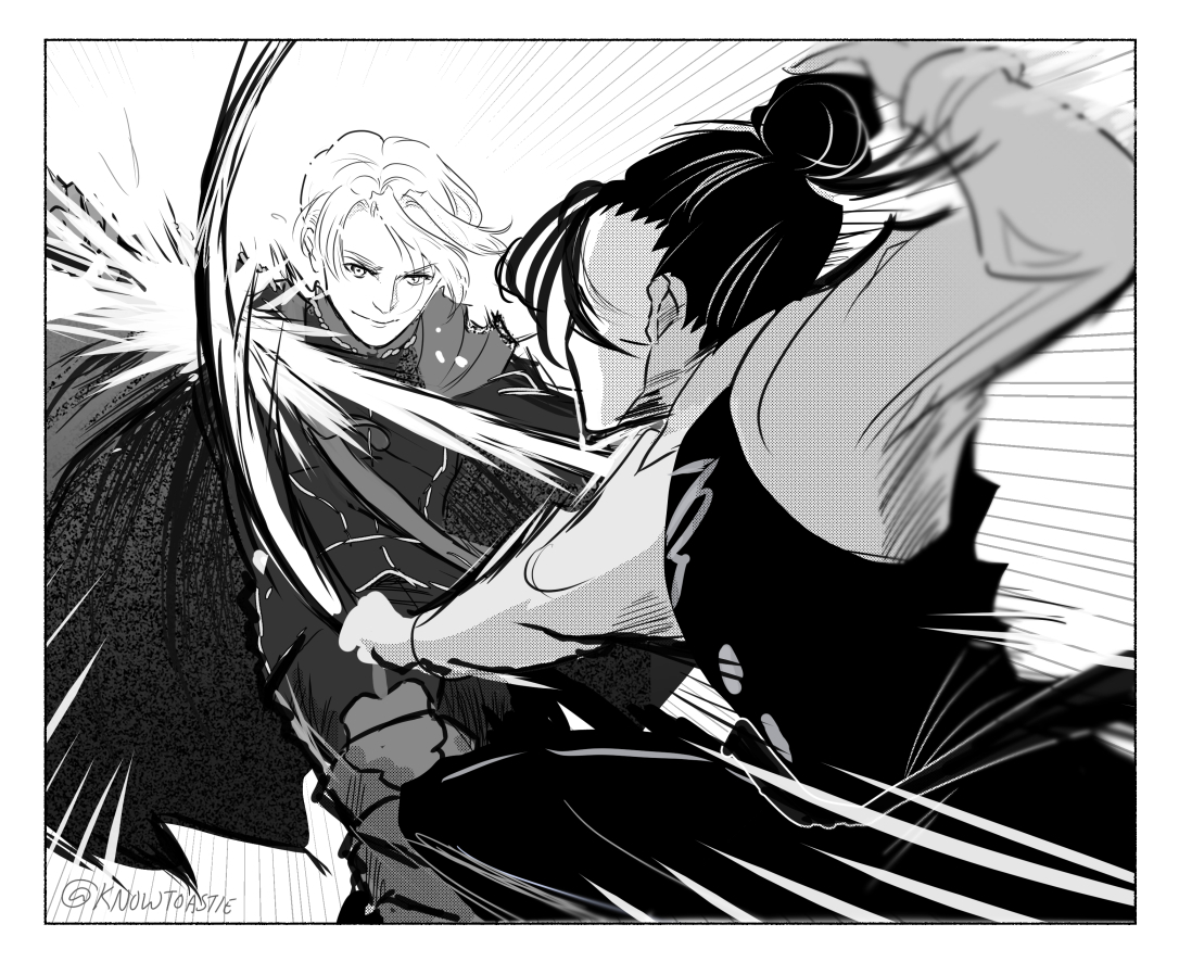 (Not shippy at all but tagged under #2020DimilixWeek because the prompt for day 6 is "spar". )
