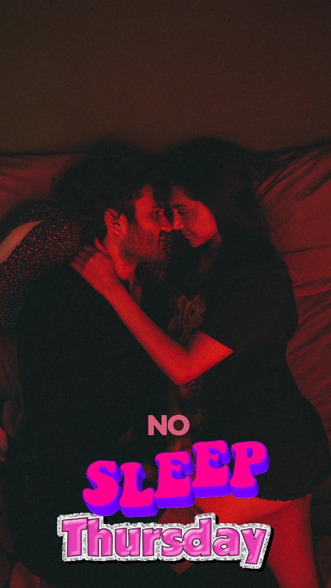 Exited for this one ☝️ we won’t fall asleep out Thursday