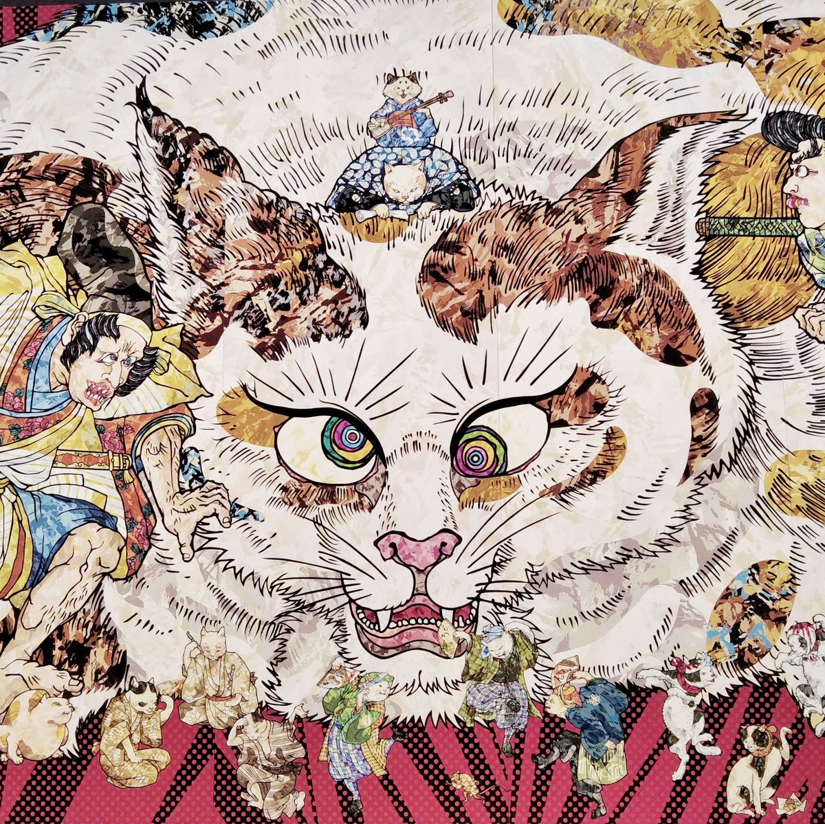 Fivestone 村上隆给悉尼百鬼夜行展画的浮世绘