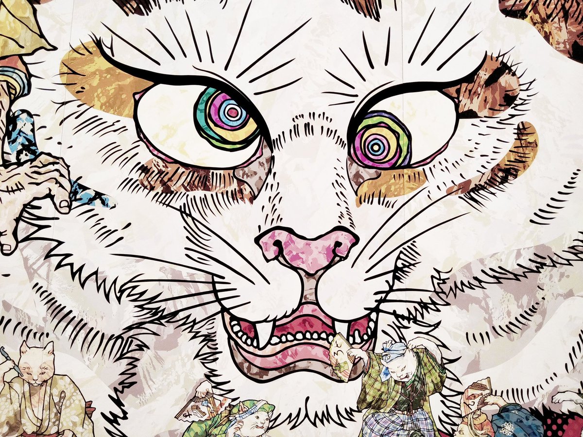 Fivestone 村上隆给悉尼百鬼夜行展画的浮世绘