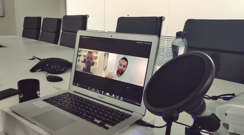deejaypj's tweet photo. Something truly epic is brewing at the @WebEngage HQ today! Don't remember the last time I had this much fun on a Wednesday morning at work! ๐โ๏ธ๐
#staytuned #EngageCast https://t.co/fq3MrT9z8j