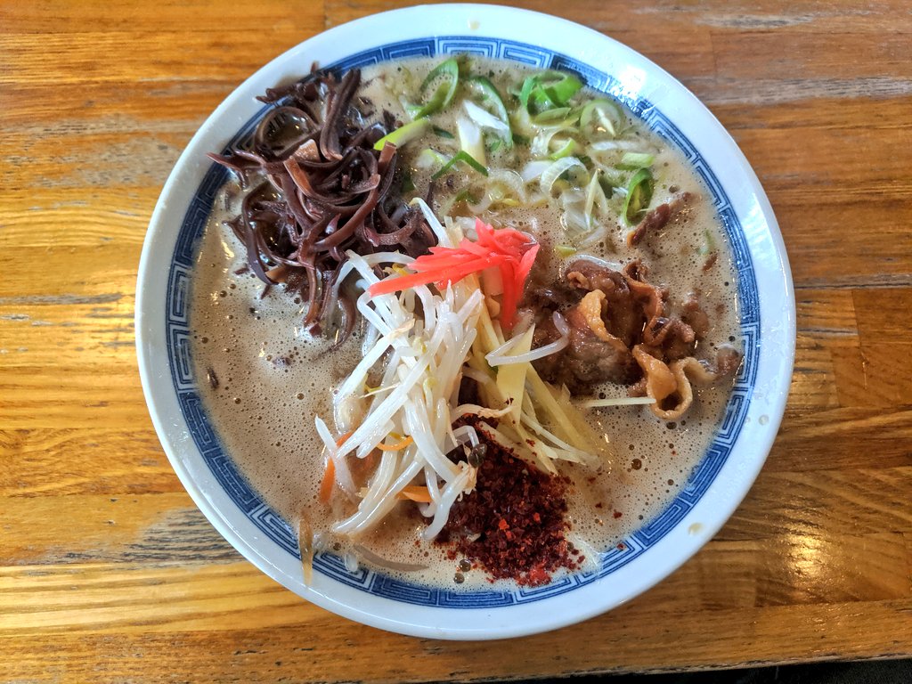 北条ラーメン食べた。 