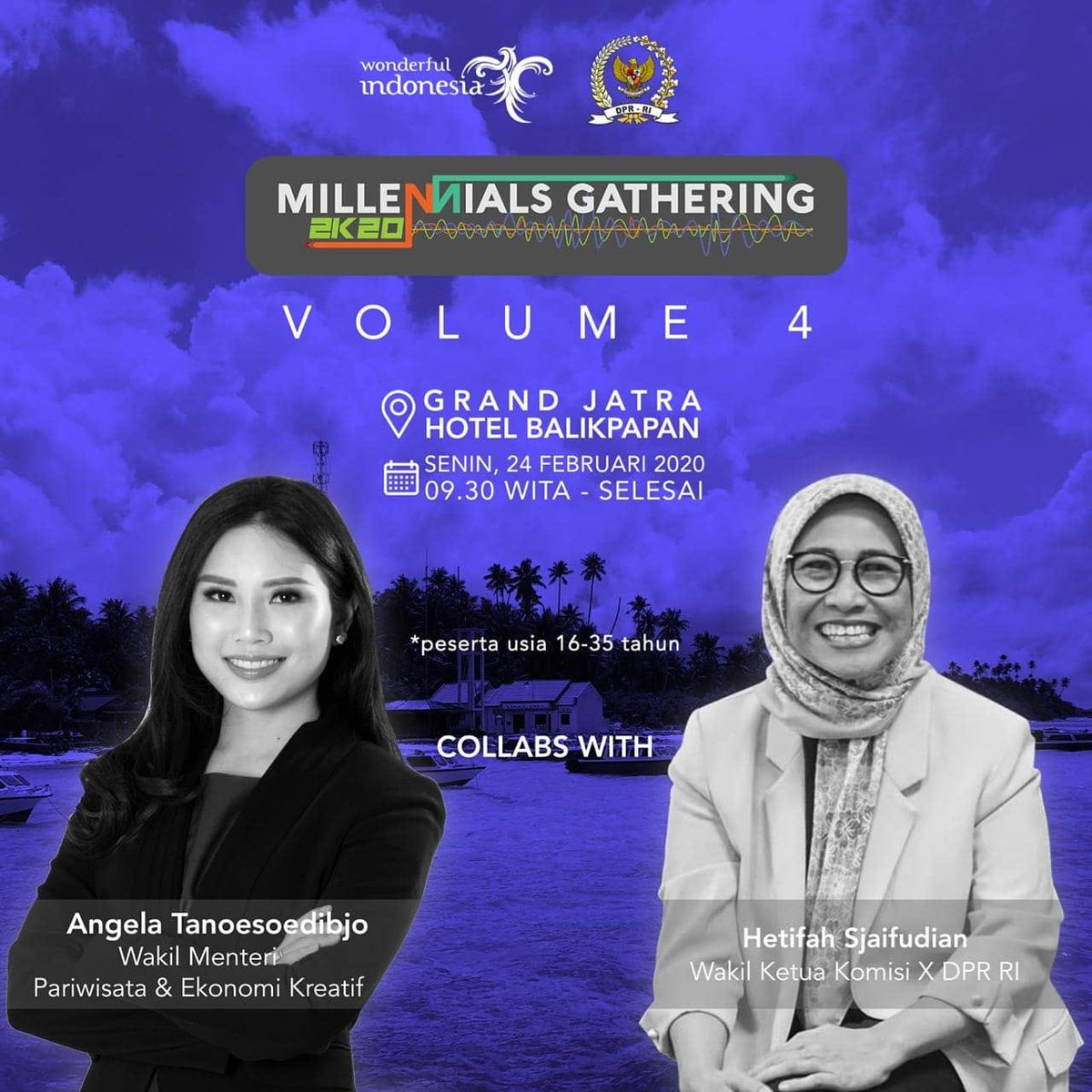 Ekonurf's tweet photo. Acara keren nih, yuk langsung di sambut. Gas gass #KaltimBersinergi #IbuKotaNegara #MGKaltim2020 #parekrafri #pariwisata #ekonomikreatif #exoticKaltim #visitKaltim #HetifahxParekraf #WonderfulIndonesia #PesonaIndonesia @angelatanoe @hetifah https://t.co/qGcc81xNlv