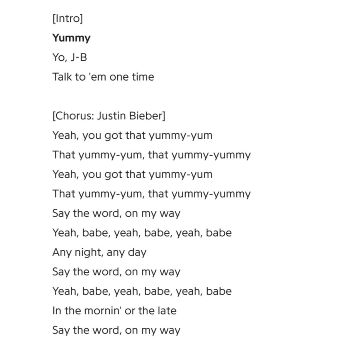 lyrics #spotify #fypシ, one time justin bieber