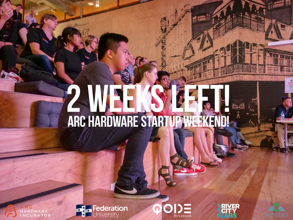 Only 2 weeks left until our #Hardware #StartupWeekend! 

Make sure to get your tickets before they sell out!  
buff.ly/2T6RQJg