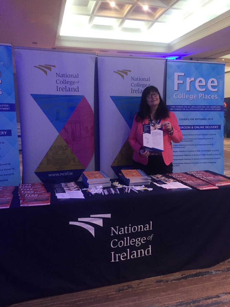 DeirdreGiblin1's tweet photo. Our Regina Dunne @AdviseEducation ready to talk with #NRFConference delegates about @NRFIreland & @NCIRL forthcoming BA (Hons) Recruitment Apprenticeship @ProfJimmyHill @JonABrittain https://t.co/5r9PJBD5tp