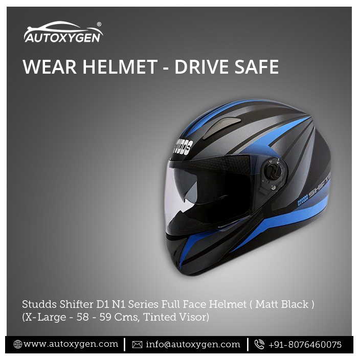 autoxygen's tweet image. Wear Helmet - Drive Safe
Studds Shifter D1 N1 Series - Matt Black

Send us an email or contact with your requirements!
For enquiries, call +91-8076460075

#bike #accessories #bikeaccessories #Automotive #bikes