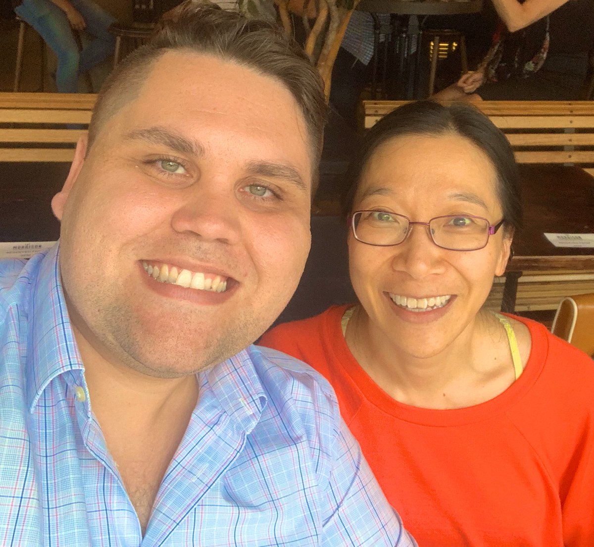 Spent my afternoon off catching up with this legend Dr <a href="/LiangRhea/">Rhea Liang</a>. Talking about all things research, diversity, racism, culture and training. Love having you in Sydney-town. ✊🏽💯